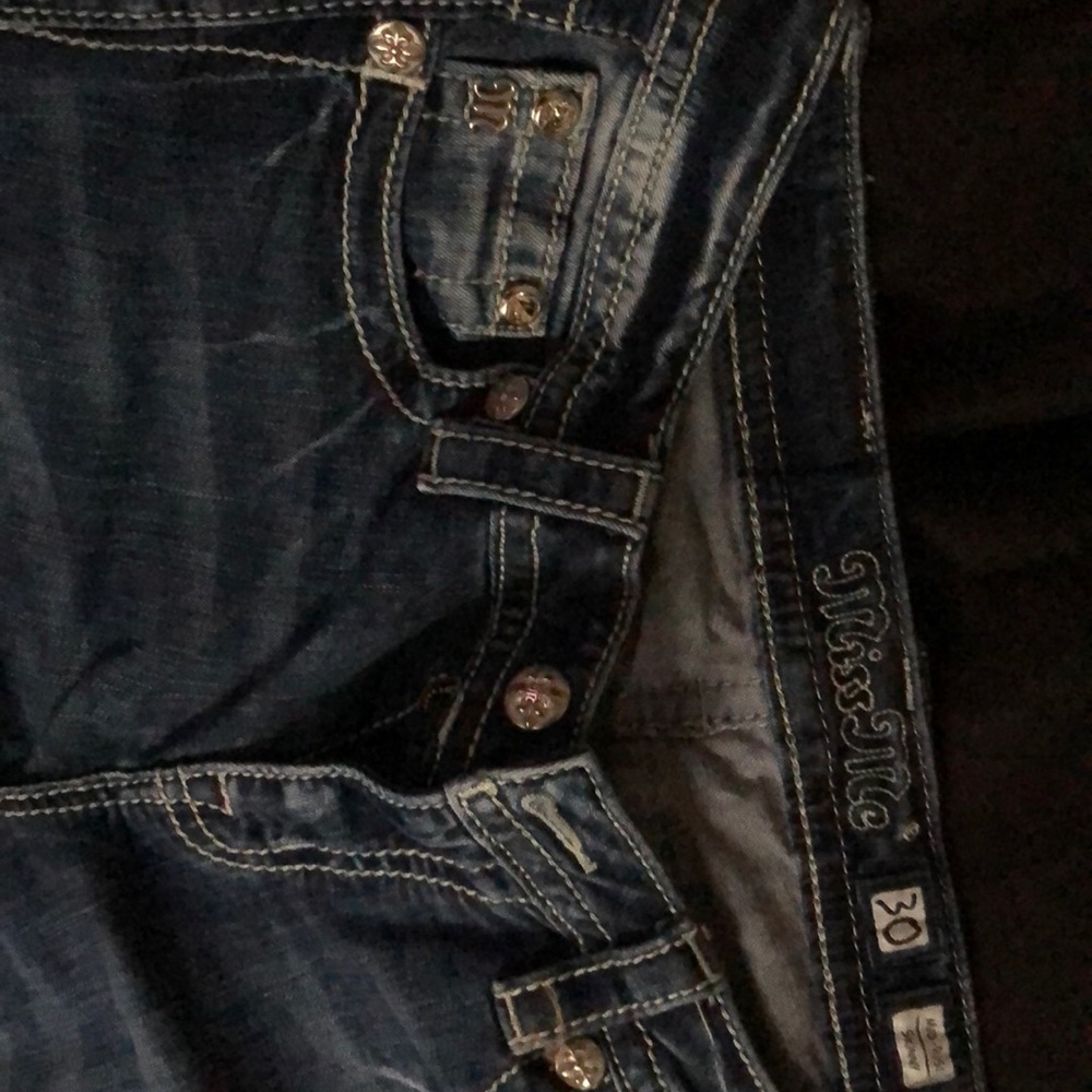 Miss Me Dark Blue Skinny Jeans